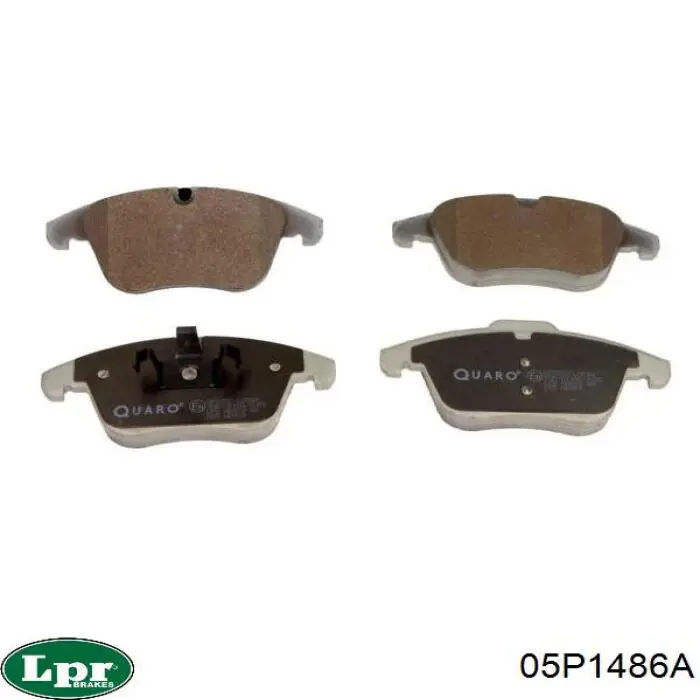 Передні тормозні колодки 05P1486A LPR