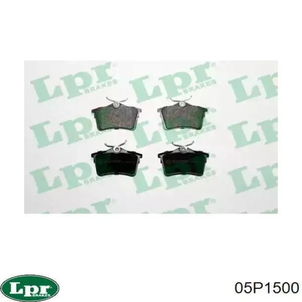 Задні гальмівні колодки LPR 05P1500 ціна, від 15.50 USD