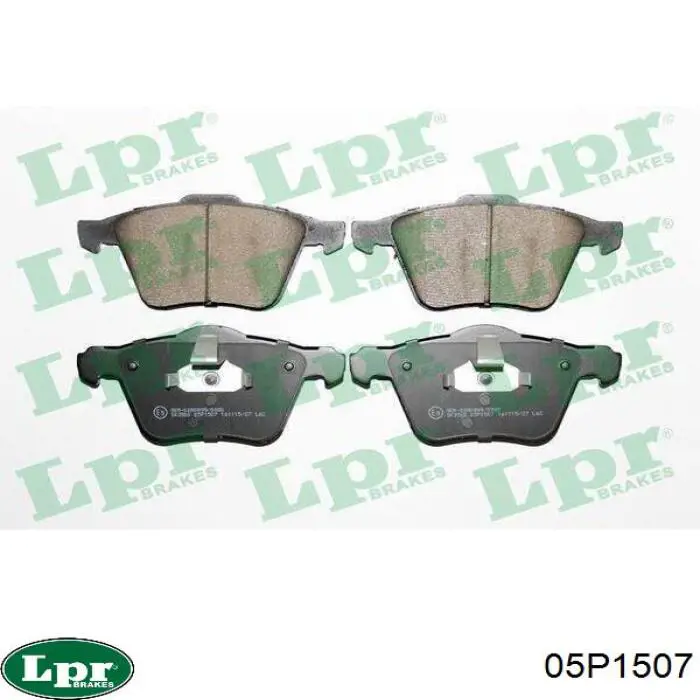 Купити 05P1507 LPR Колодки гальмівні передні, дискові