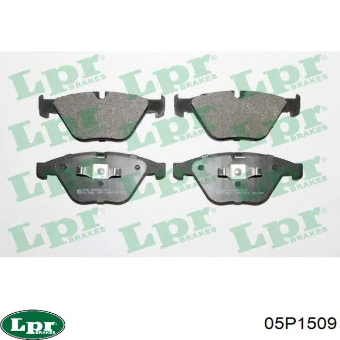 Передні тормозні колодки 05P1509 LPR