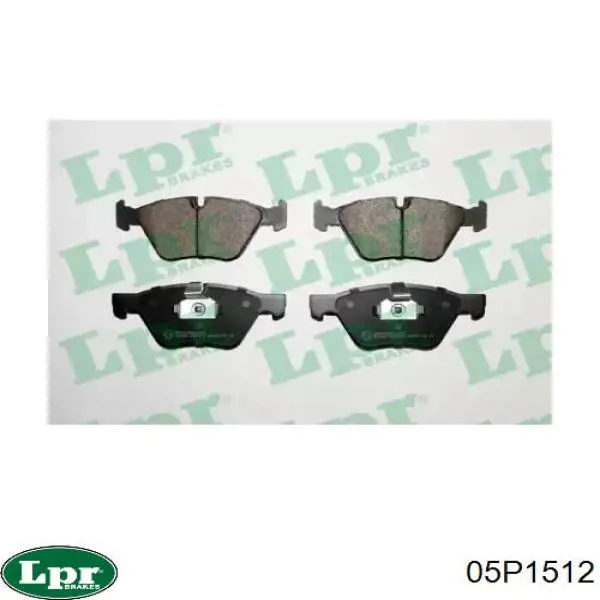 Тормозні колодки LPR 05P1512