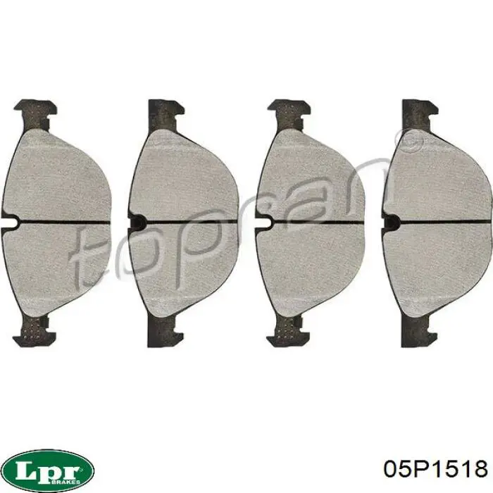 Тормозні колодки LPR 05P1518