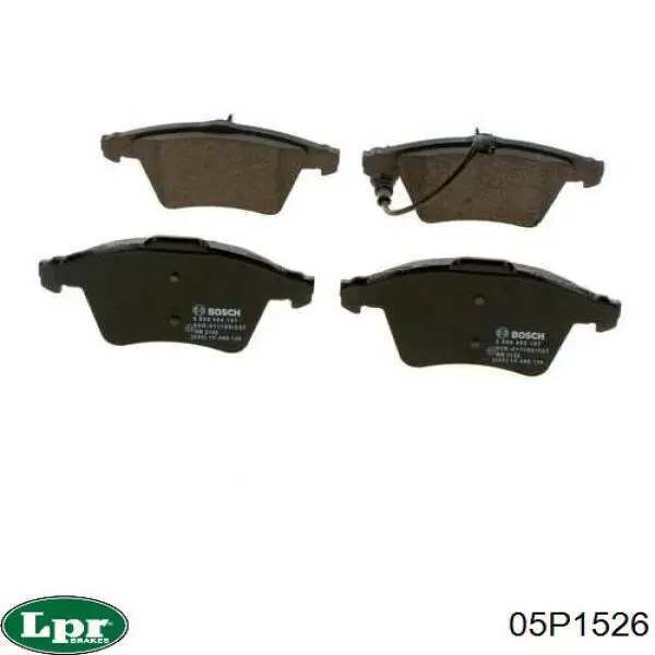 Купити 05P1526 LPR Колодки гальмівні передні, дискові