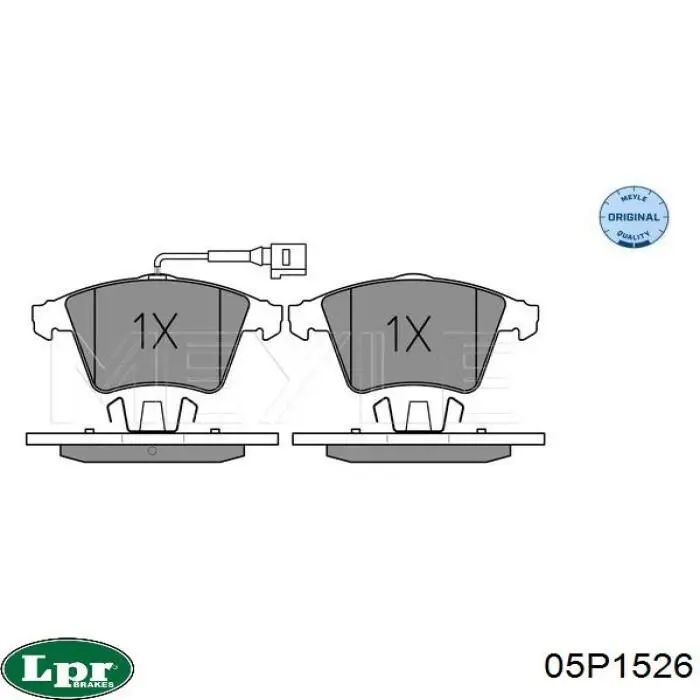 Тормозні колодки LPR 05P1526