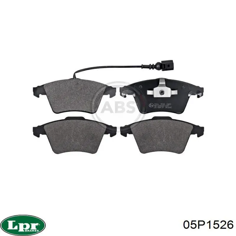 Передні тормозні колодки 05P1526 LPR