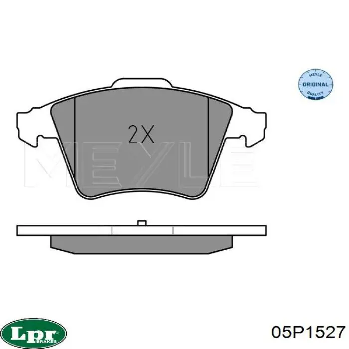 Гальмівні колодки LPR 05P1527 ціна, від 24.72 USD