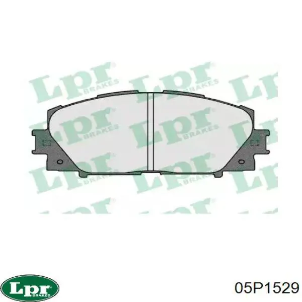 Колодки гальмівні передні, дискові 05P1529 LPR