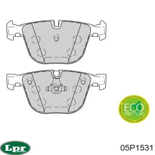 Задні дискові колодки LPR 05P1531