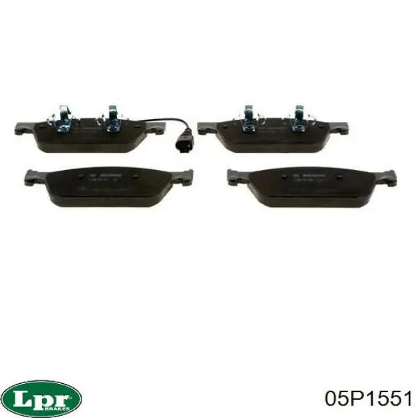 Гальмівні колодки LPR 05P1551 ціна, від 35.31 USD
