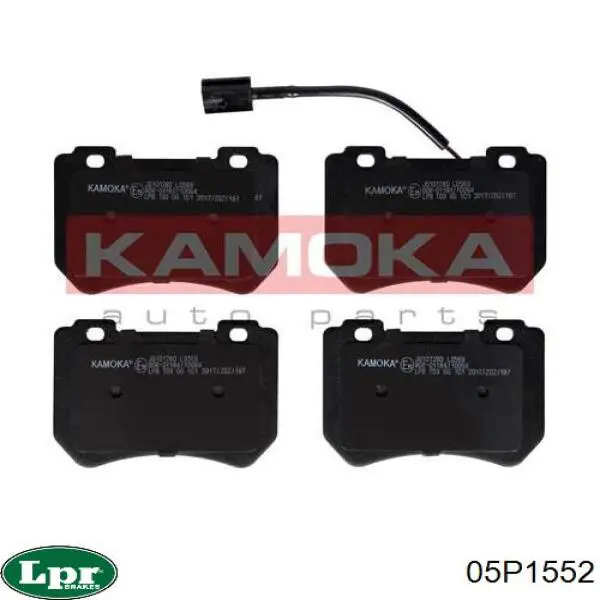 Передні тормозні колодки 05P1552 LPR