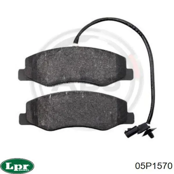 Купити 05P1570 LPR Задні колодки