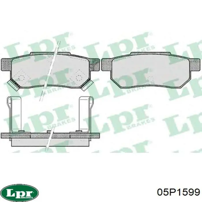 Тормозні колодки LPR 05P1599