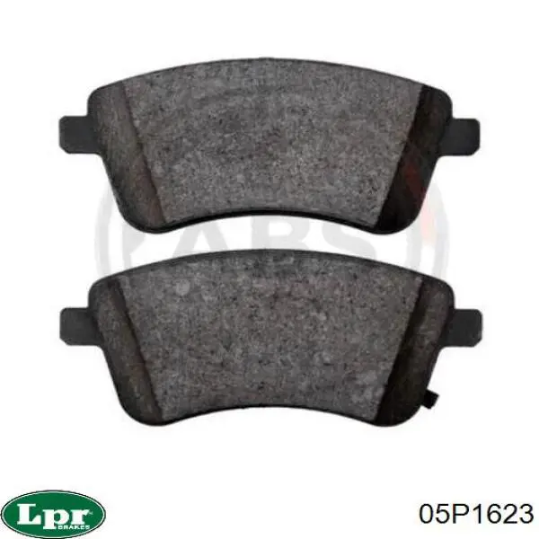 Передні тормозні колодки 05P1623 LPR