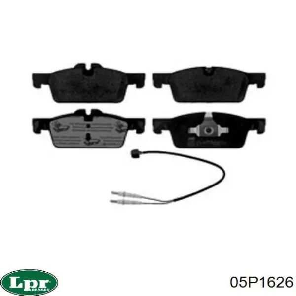 Гальмівні колодки LPR 05P1626 ціна, від 37.46 USD