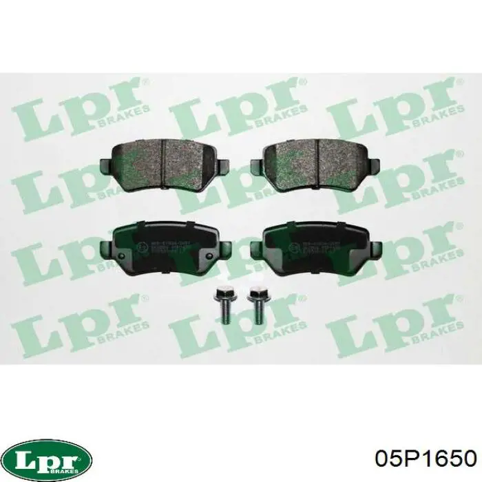 Задні гальмівні колодки LPR 05P1650 ціна, від 17.02 USD