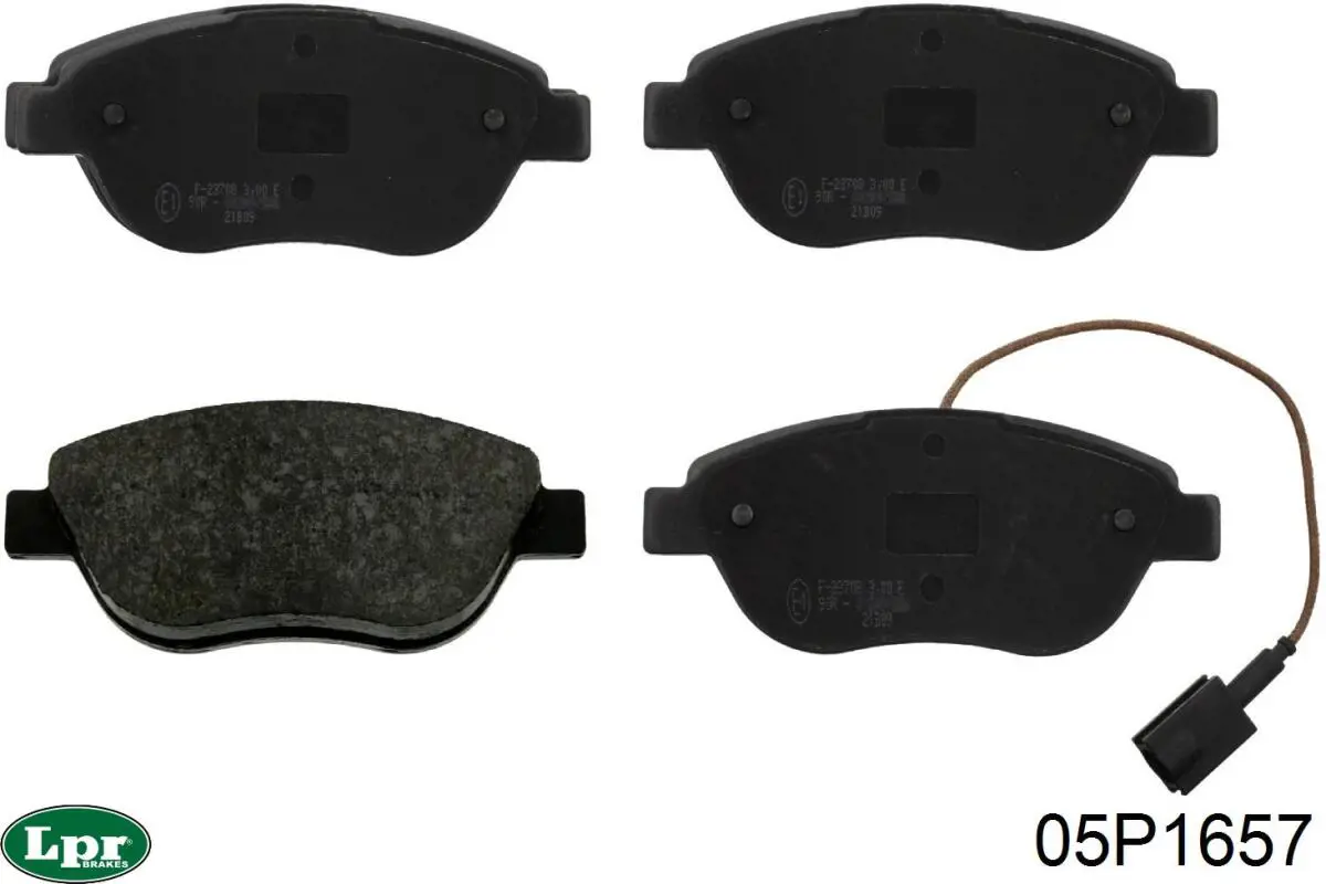 Гальмівні колодки LPR 05P1657 ціна, від 17.38 USD