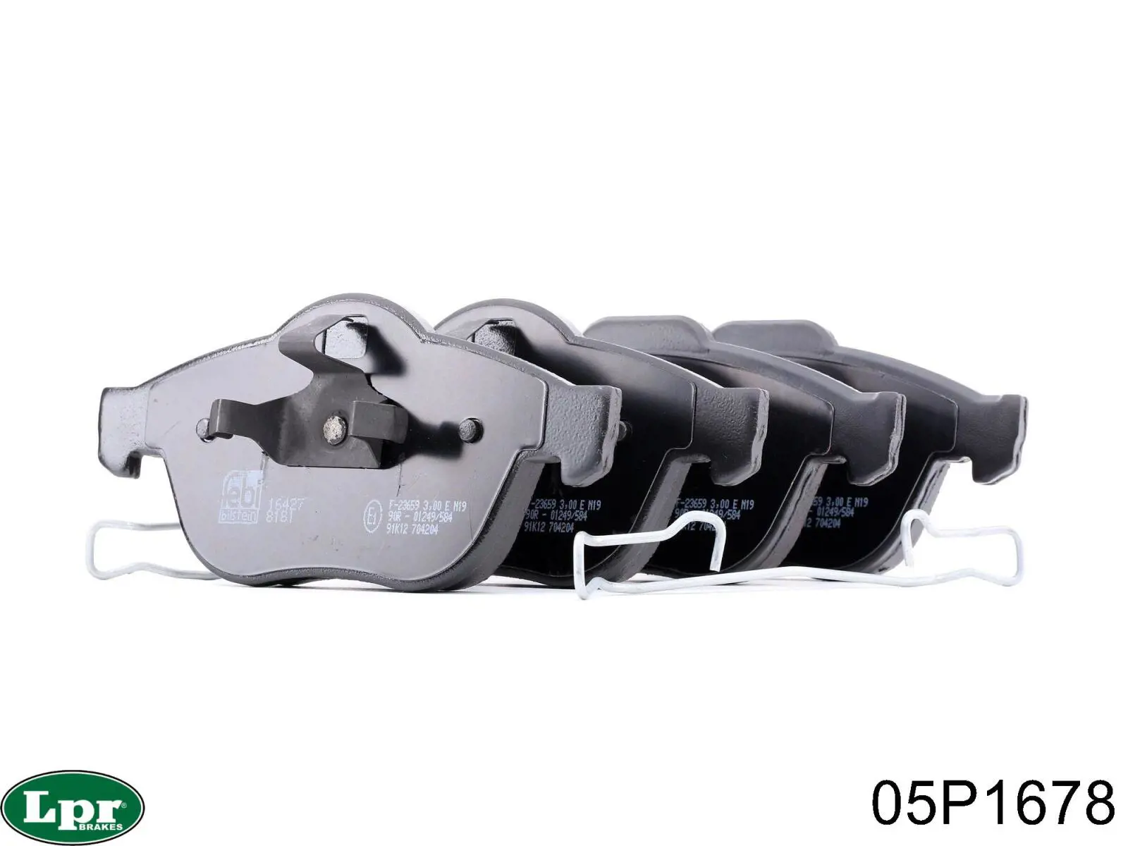 Передні тормозні колодки 05P1678 LPR