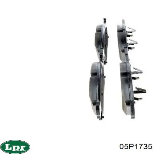 Гальмівні колодки LPR 05P1735 ціна, від 34.95 USD
