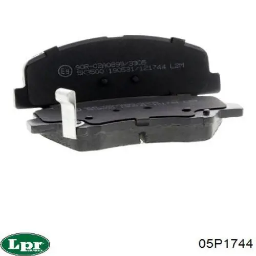 Передні тормозні колодки 05P1744 LPR