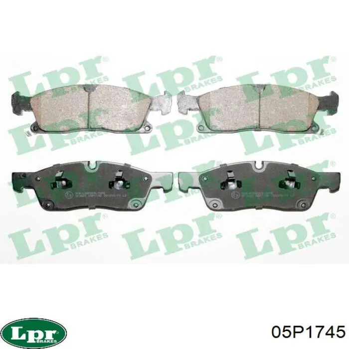 Гальмівні колодки LPR 05P1745 ціна, від 68.15 USD