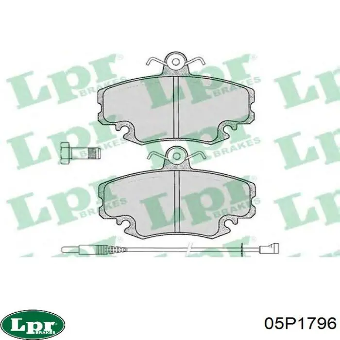 Тормозні колодки LPR 05P1796