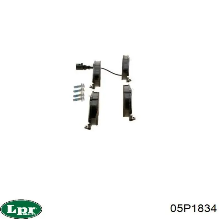 Гальмівні колодки LPR 05P1834 ціна, від 34.60 USD