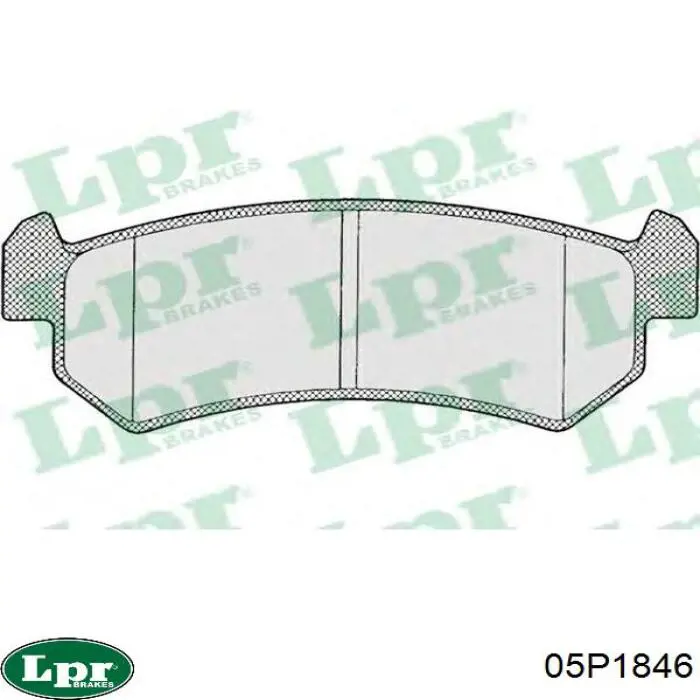 Тормозні колодки LPR 05P1846