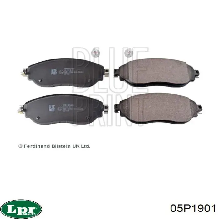 Передні тормозні колодки 05P1901 LPR
