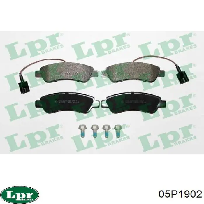 Задні гальмівні колодки LPR 05P1902 ціна, від 27.46 USD