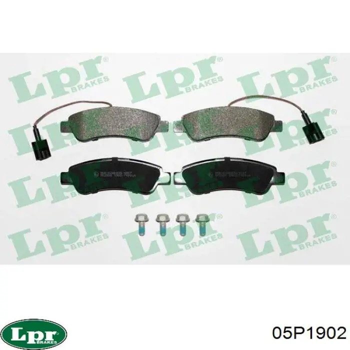 Купити 05P1902 LPR Задні колодки