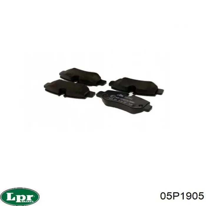 Задні гальмівні колодки LPR 05P1905 ціна, від 22.37 USD
