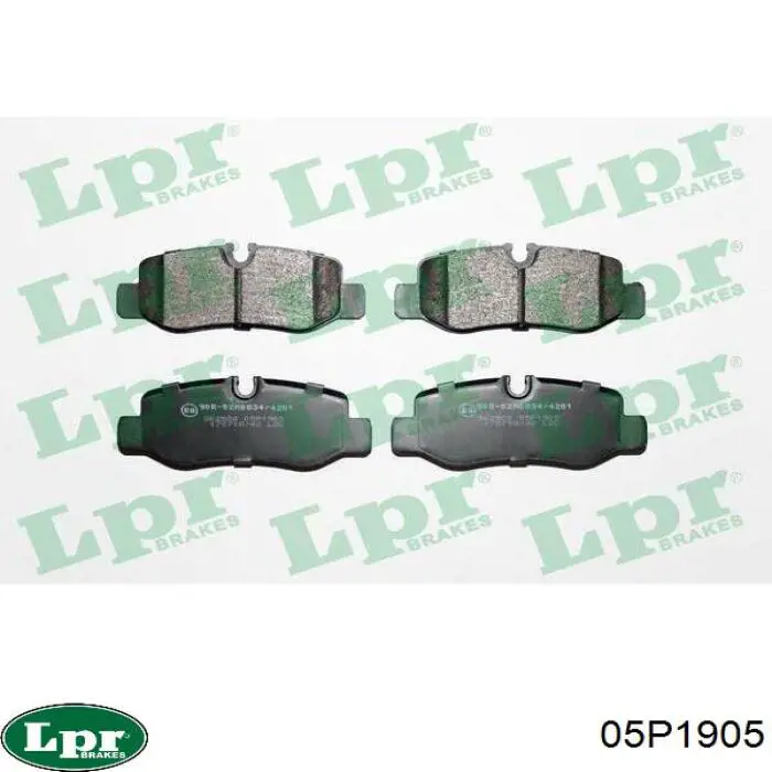 Купити 05P1905 LPR Задні колодки