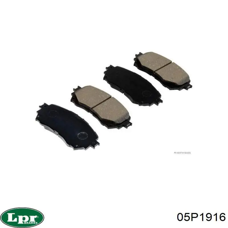 Гальмівні колодки LPR 05P1916 ціна, від 24.03 USD