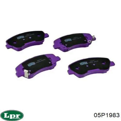 Задні гальмівні колодки LPR 05P1983 ціна, від 16.58 USD