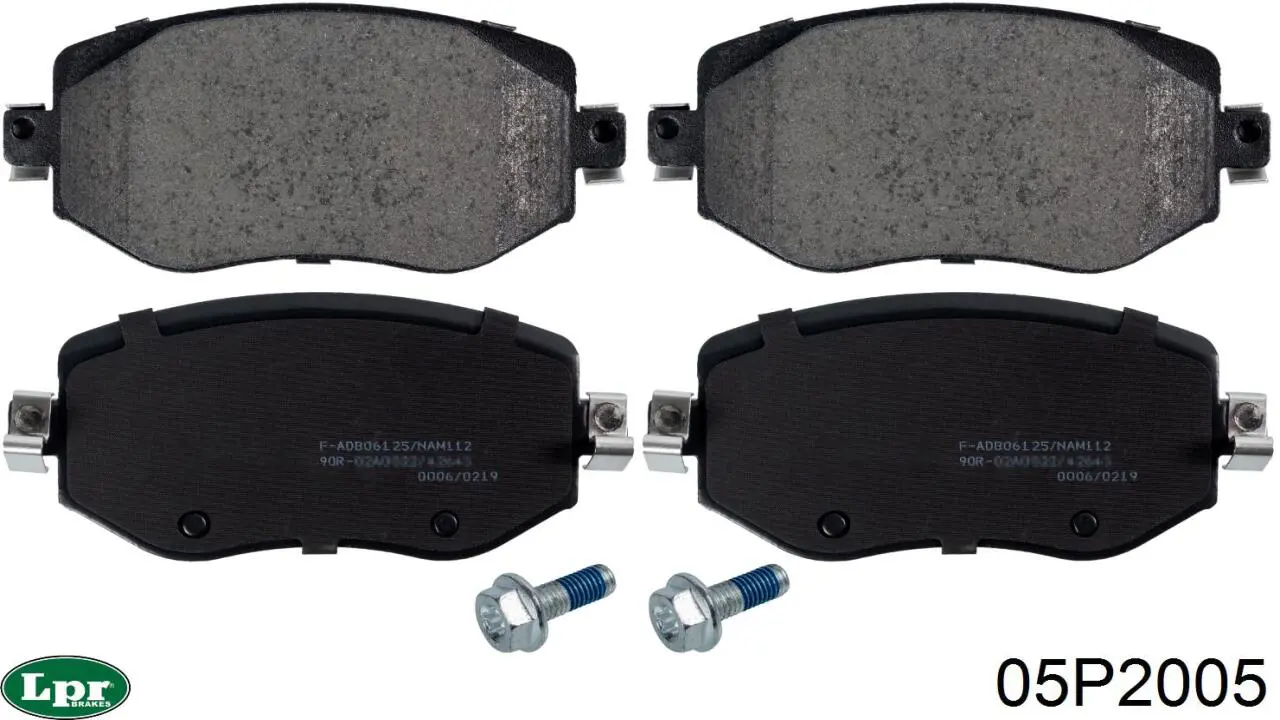 Тормозні колодки LPR 05P2005