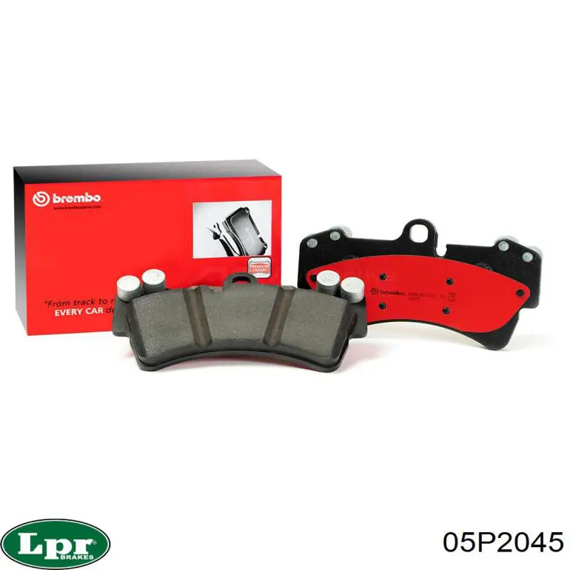 Гальмівні колодки LPR 05P2045 ціна, від 28.86 USD