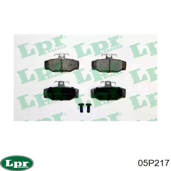 Купити 05P217 LPR Задні колодки
