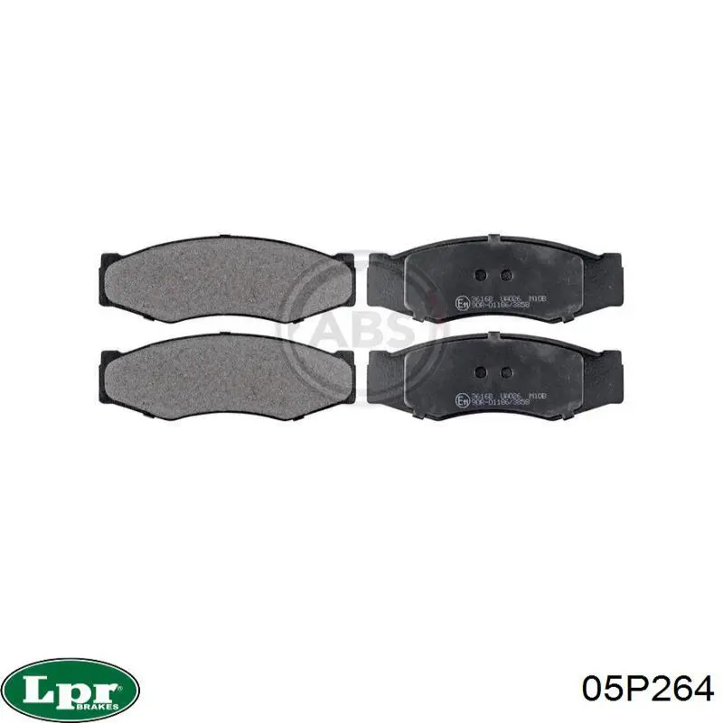 Гальмівні колодки LPR 05P264 ціна, від 14.33 USD