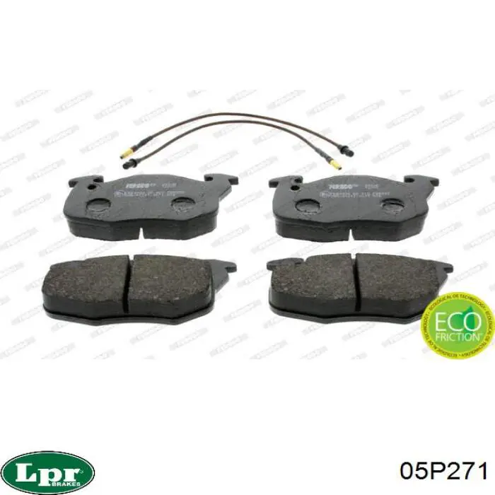 Передні тормозні колодки 05P271 LPR