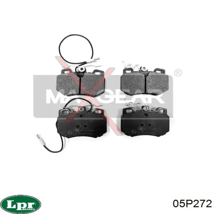 Передні тормозні колодки 601072 VALEO