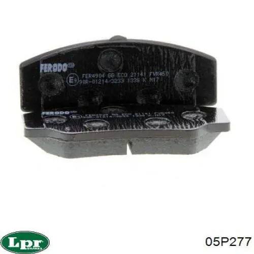 Купити 05P277 LPR Колодки гальмівні передні, дискові