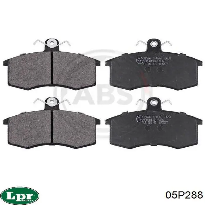 Передні тормозні колодки 05P288 LPR