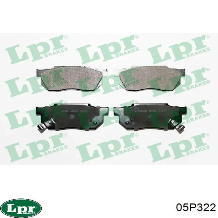 Гальмівні колодки LPR 05P322 ціна, від 13.22 USD