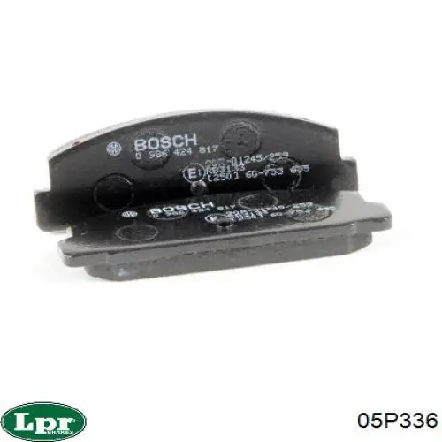 Задні гальмівні колодки 05P336 LPR
