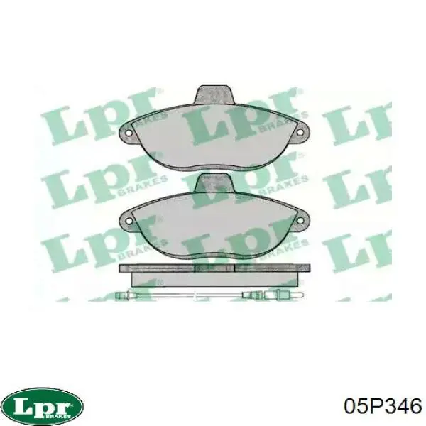 Тормозні колодки LPR 05P346
