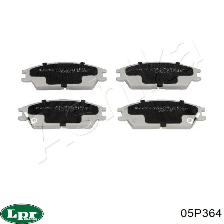 Гальмівні колодки LPR 05P364 ціна, від 12.39 USD