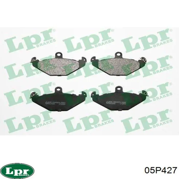 Задні гальмівні колодки LPR 05P427 ціна, від 15.37 USD
