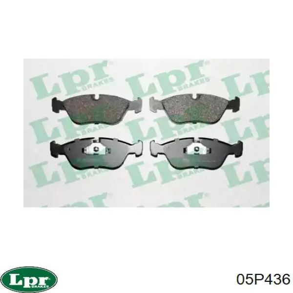 Гальмівні колодки LPR 05P436 ціна, від 17.73 USD