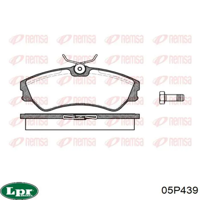 Гальмівні колодки LPR 05P439 ціна, від 14.70 USD