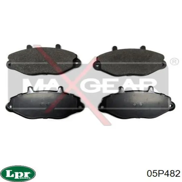 Передні тормозні колодки 05P482 LPR